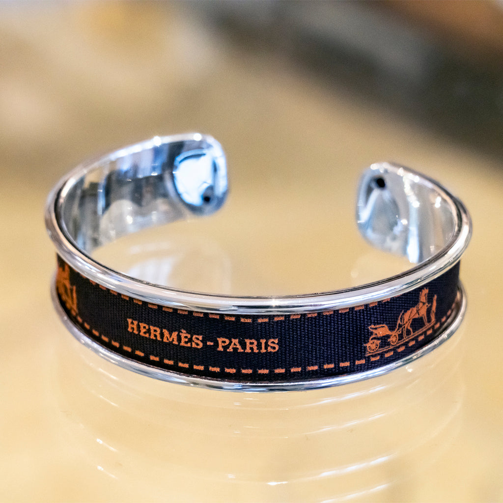Designer Inspired Cuff Bracelet in Orange