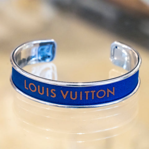 vuitton monogram bracelet blue
