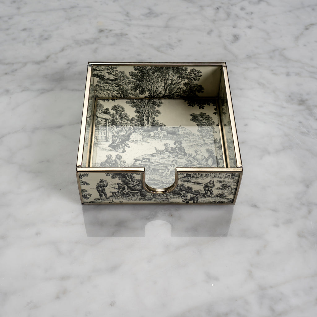 The Parisian Toile Cocktail Napkin Holder
