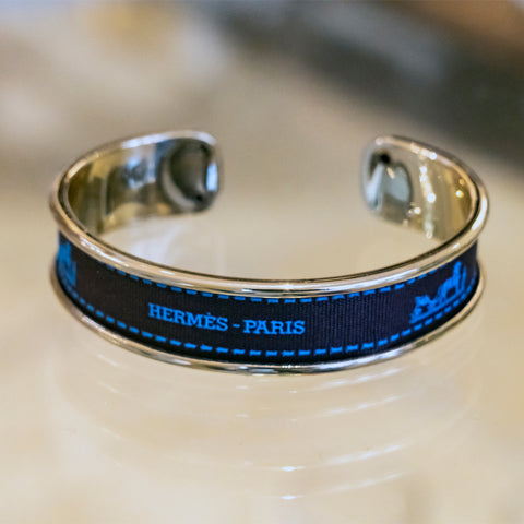 Designer Inspired Cuff Bracelet in Blue