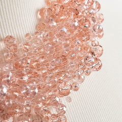 Crystal Cluster Necklace in Pink